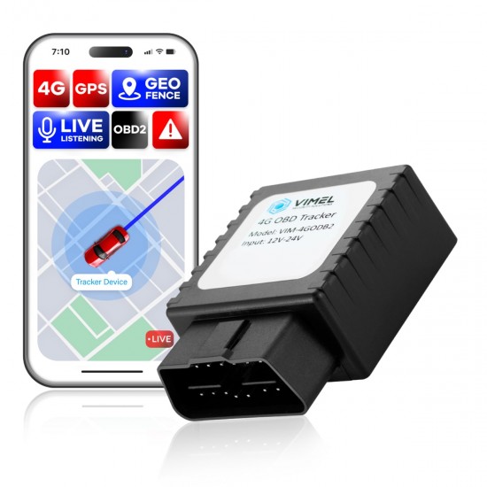 4G Remote Listening OBD2 GPS Tracker