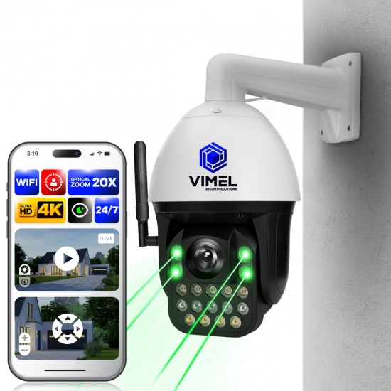 24/7 WIFI Human Detection Security Camera 4K