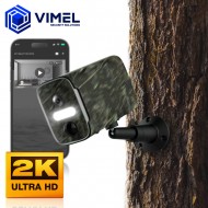 Outdoor 4G Security Camera 2K Mini Camouflage