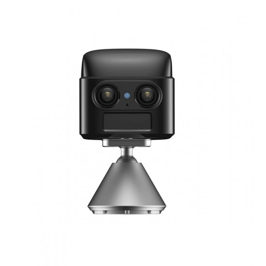 Mini 4G Security Camera 2K Dual Lens Outdoor