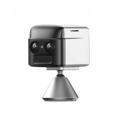 Mini 4G Security Camera 2K Dual Lens Outdoor