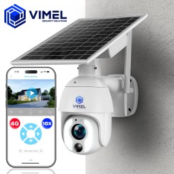 Solar Security Camera 4G Optical Zoom 10X PTZ