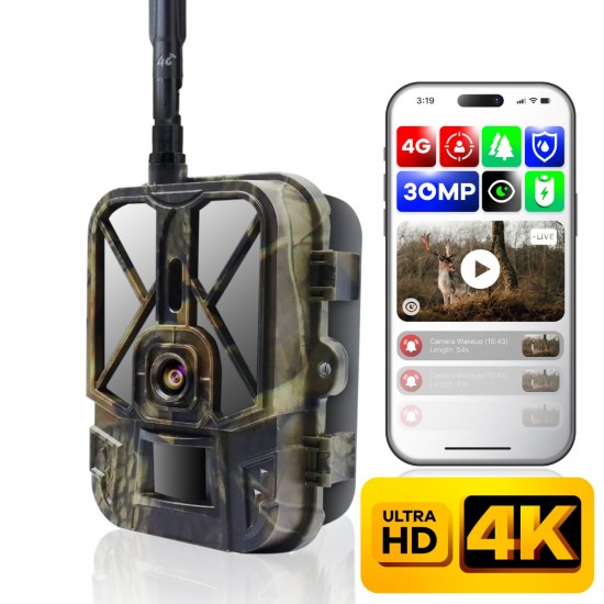 4G Outdoor Trail Camera ULTRA HD 4K