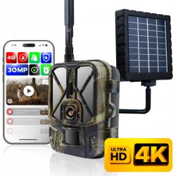 4G Solar LIVE VIEW Wildlife Camera 30MP