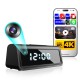 Alarm Clock with 4K Stealth Lens