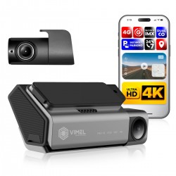 4G Dash Camera 4K Front and Rear