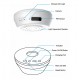 Smoke Detector with Hidden Camera WIFI